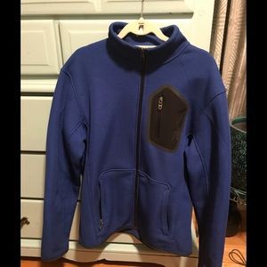 Spyder core jacket, blue, size large